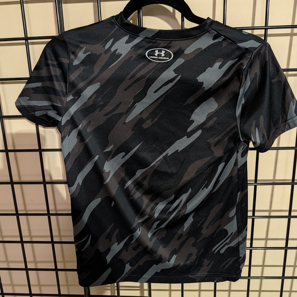 Under Armour Kids Camo Black Tee - Picture 2 of 3